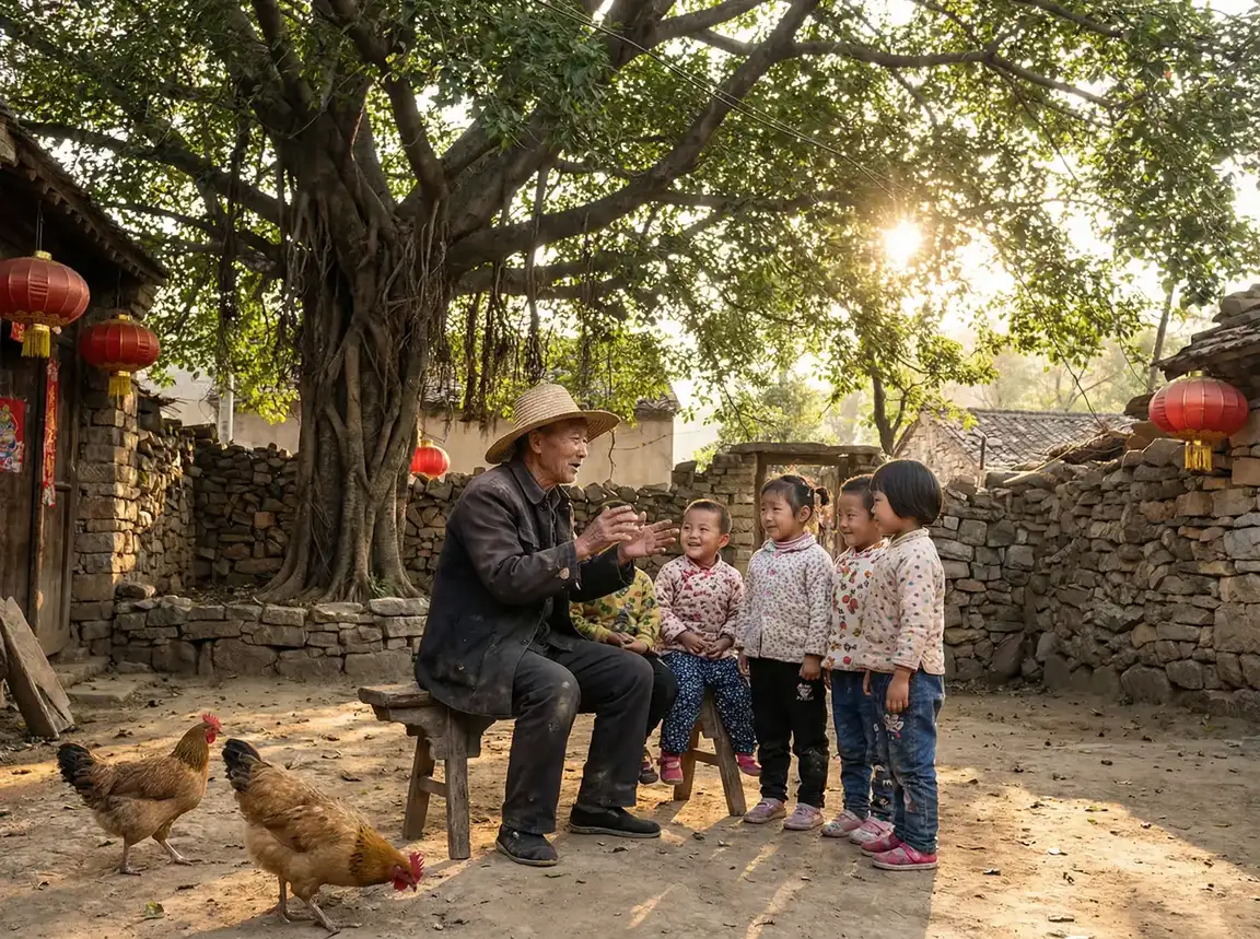 老人在大榕树下给孩子们讲故事 - 妈妈的朋友在线观看清 乡村记忆